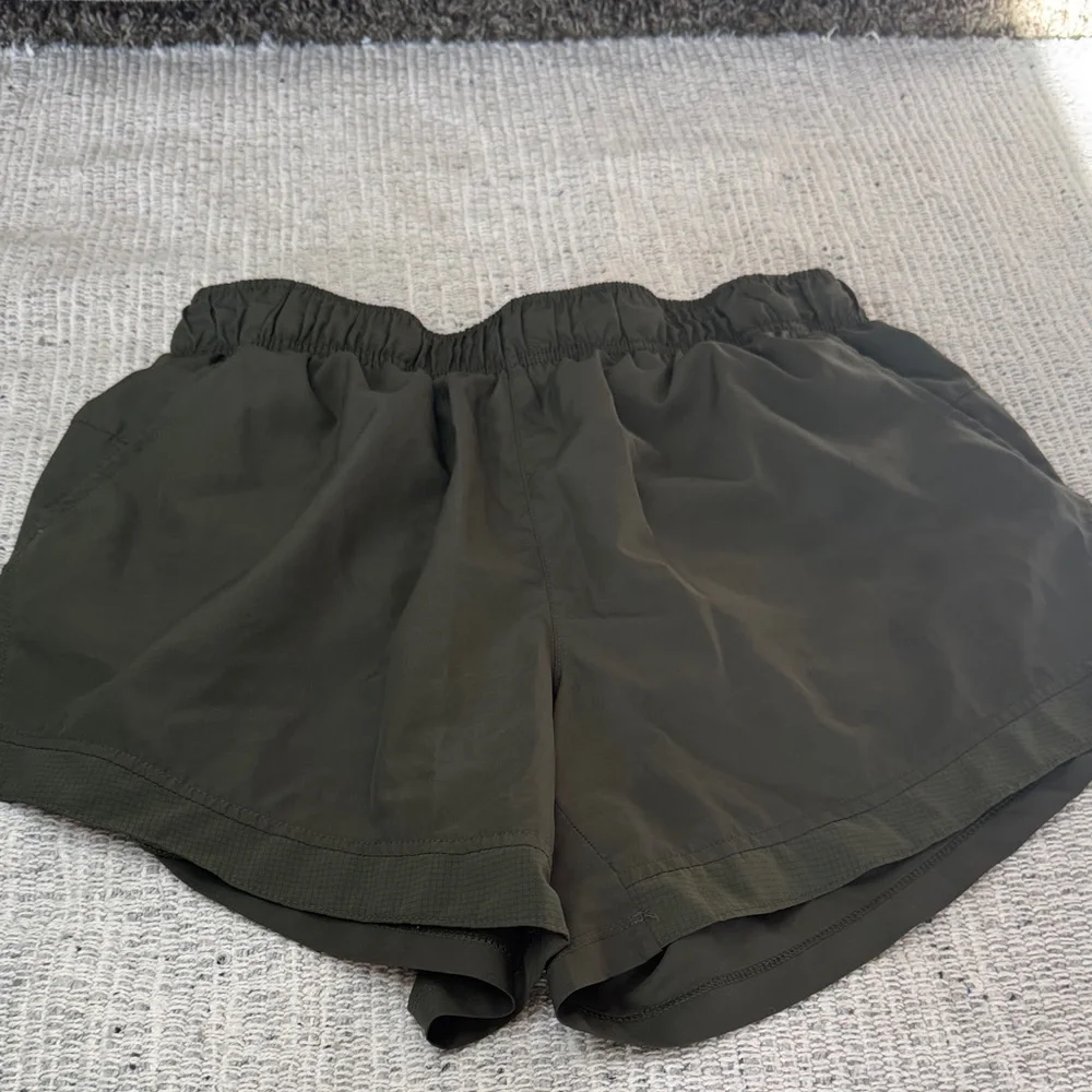 Athletic Works Women's Dark Green Athletic Shorts